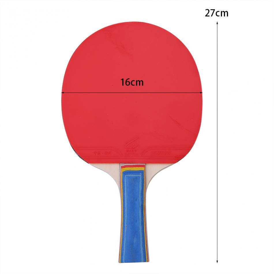 Размер ракетки для настольного тенниса