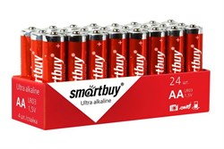 Батарейка LR6 "Smartbuy", алкалиновая, без блистера, по 4шт. в спайке