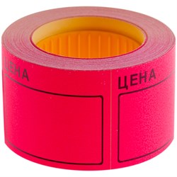 Этикетки OfficeSpace "ЦЕНА" 50*40мм в рулоне, малиновые 200шт. (Spt_4162)