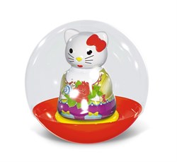 Погремушка - неваляшка "Кошечка" (01591, "Stellar") в пакете 13*11см