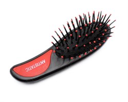 Расческа массаж. "Rama Rose" (8580 N): 14см, пластик. зубья, антистатик