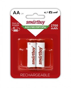 Аккумулятор R6 "Smartbuy" 2700 mAh, на блистере BL2