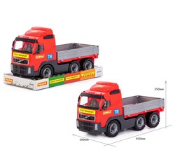 Автомобиль бортовой "Volvo" (58225) в коробке 450*230*270мм, Полесье