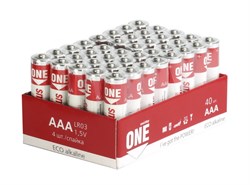 Батарейка LR3 "Smartbuy ONE" Bulk, алкалиновая, в коробке по 40шт.