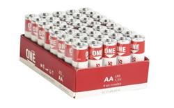Батарейка LR6 "Smartbuy ONE" Bulk, алкалиновая, в коробке по 40шт.