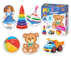 MAXI-пазлы в коробке "Игрушки" (02551)