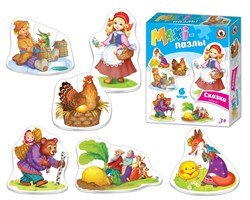 MAXI-пазлы в коробке "Сказки (набор №1)" (02548)