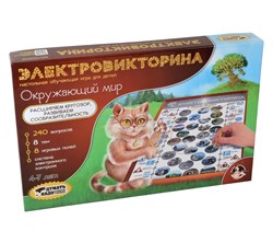 Игра "Электровикторина. Окружающий мир" 4-7 лет (03672) "Десятое королевство"