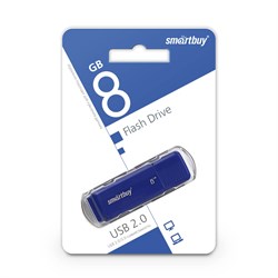 Флеш-накопитель   8Гб "Smartbuy Dock" Blue (SB8GBDK-B)