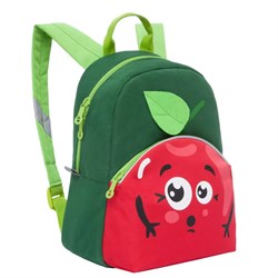Рюкзак GRIZZLY (RK-999-1/1) 22*32*15см, "Яблоко"