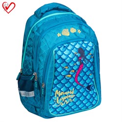 Рюкзак Berlingo Comfort "Mermaid Lagoon" (RU047402) 40*28*16см, 3 отделения, 3 кармана, эргономичная спинка