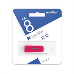 Флеш-накопитель   8Гб "Smartbuy Diamond" Pink (SB8GBDP)