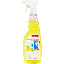 ! РАСПРОДАЖА Средство для мытья стекол и зеркал OfficeClean "Лимон" 500мл. (280766) с распылителем