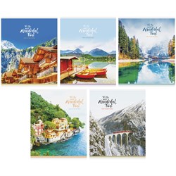 Тетрадь 48л. ArtSpace ЭКОНОМ "Путешествия. The most wonderful time" клетка (Т48кЭ_24442)