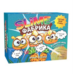 Набор для опытов и экспериментов "Юный химик. Слайм фабрика. Ананас" (515)