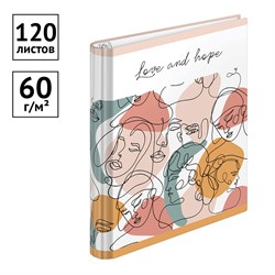 Тетрадь 120л. на кольцах "Стиль. Love and hope", сменный блок (ТК120_34118, "ArtSpace") глянцевая ламинация