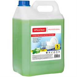 Средство для мытья посуды OfficeClean "Professional. Алоэ и зеленый чай" канистра 5л (246164/А)