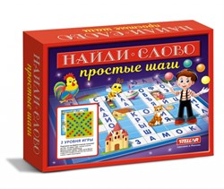 Игра настольная "Найди слово.Простые шаги" (01158, "Stellar")