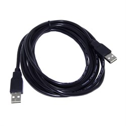 ! РАСПРОДАЖА Кабель USB - USB 2.0 (A-A) 3 м (U4402) черный