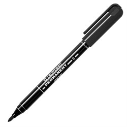 Маркер Centropen перм. пулевидный черный, 2мм (6 2836 0012)