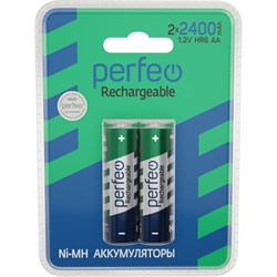 Аккумулятор R6 "Perfeo" 2400 mAh, на блистере BL2