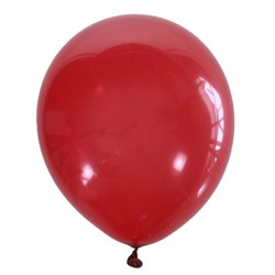 ! РАСПРОДАЖА Шарик воздушный Latex Occidental 12", 30см "Декоратор. CHERRY RED" вишневый (058, 100876, 435641) МЕКСИКА