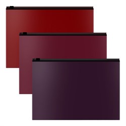 ! РАСПРОДАЖА Папка на молнии А4 ErichKrause "Matt Blackberry Marsala" с ароматом ежевики (54994) красная/рубиновая/фиолетовая