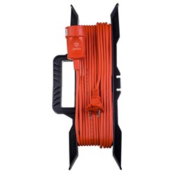 Удлинитель "Perfeo" на рамке, 40м, 1 розетка, без заземления, 2*1мм, 2200Вт, оранжевый "RU POWER" (PF_C3271)