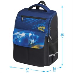 ! РАСПРОДАЖА Рюкзак Berlingo Concept "Best way" (RU07229) 35*27*16см облегчен, 4 карм., эргон. спинка