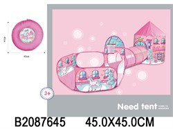 Палатка дет. с тоннелем 307*120*104см "Домик принцессы" (2087645) в коробке