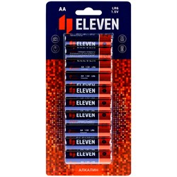 ! РАСПРОДАЖА Батарейка LR6 "Eleven", алкалиновая, на блистере BL10 (324424)