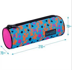 ! РАСПРОДАЖА Пенал 2 отд. Berlingo "Blue pattern", 210*70 (PM09030) полиэстер