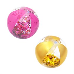 ! РАСПРОДАЖА Мяч надув.  41см "Glitter Fusion" в ассорт. (31050, "Bestway") с блёстками