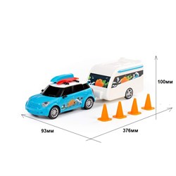 Автомобиль "Круиз" с фургоном на прицепе (92533) в сеточке 40*10*12,7см, Полесье