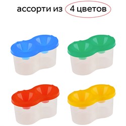 Стакан-непроливайка двойной, ассорти (10122026, ГАММА)