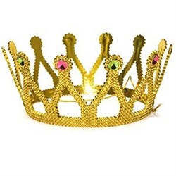 Корона D=16см золотая (6037765) в пакете