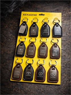 Брелок кожаный "Знаки авто" (KS-929)