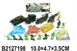 Игр. набор "Армия" (2127198) техника + солдатики, в пакете 10*5см