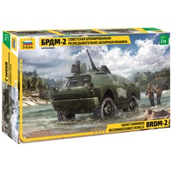 Модель для сборки "Советская бронированная разведовательно-дозорная машина БРДМ-2" 1:35 (3638, "ZVEZDA")