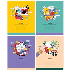 Тетрадь-словарик А5 48л. линия "Привет-Hello" для записи словарных слов (ТС5ск48 11981, BG)