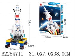 Конструктор "Космическая ракета" коробке (XJ-843B, 2284711)