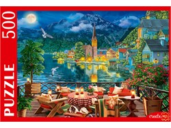 Puzzle  500 элементов "Вечер у озера в Гальштате" (Ф500-0746)
