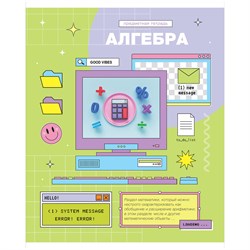 Тетрадь 48л. ПИКСЕЛЬ "Алгебра" (Тп48к_48005, ArtSpace) эконом
