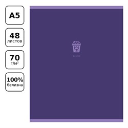 Тетрадь 48л. MONOCOLOR. ELEMENT "Физика" (ТП5ск48_лс_вл 11674, BG) soft-touch ламинация, блок повышенной плотности