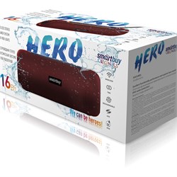 Колонка портат. Bluetooth "Smartbuy HERO" (SBS-5290) 16 Вт, MP3, FM, красная