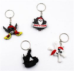 ! РАСПРОДАЖА Брелок резиновый "Пираты" (KL-2102)