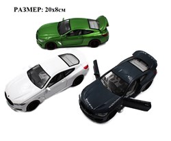 Модель 1:24 "BMW - купе M840i" откр-ся 2 двери, капот и багажник свет, звук, по 6шт. в блоке