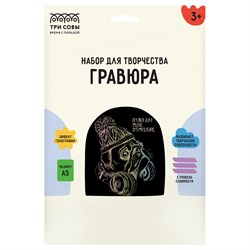 Гравюра голограф. А5 "Меломан" (GA5_48300, ТРИ СОВЫ)