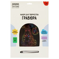 Гравюра с цветной основой А4 "Авокадо" (GA4_49938, ТРИ СОВЫ)