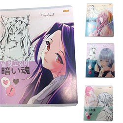 Тетрадь 48л. Remix ЭКОНОМ "Девочки из аниме" клетка (48-1876) типогр. бумага